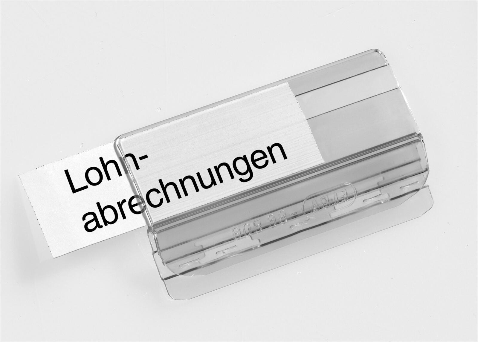 Vollsichtreiter PVC transparent