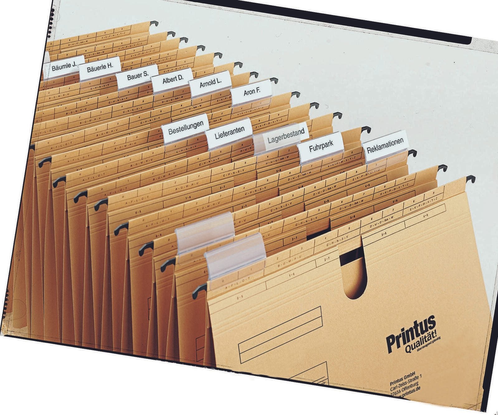 Vollsichtreiter PVC transparent