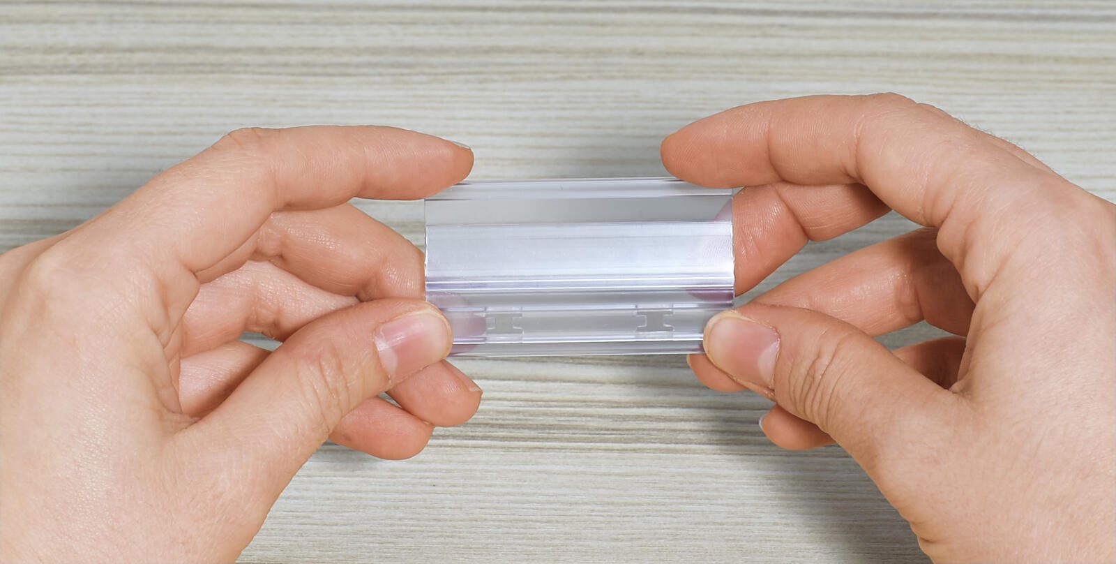 Vollsichtreiter PVC transparent