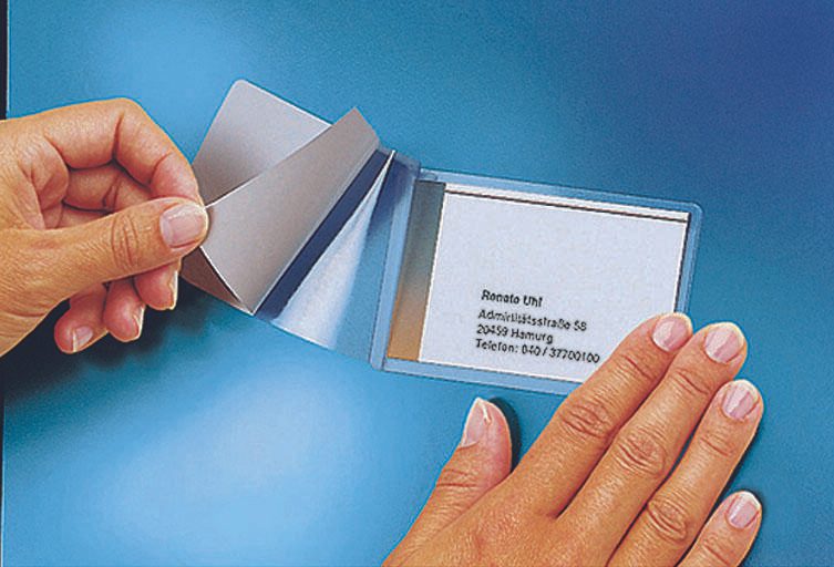 SIGEL Laminierfolien für Visitenkarten glasklar