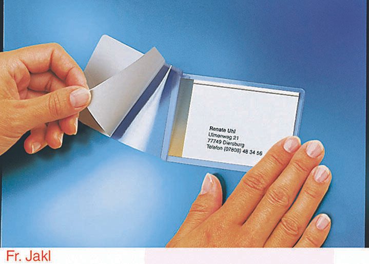 SIGEL Laminierfolien für Visitenkarten glasklar