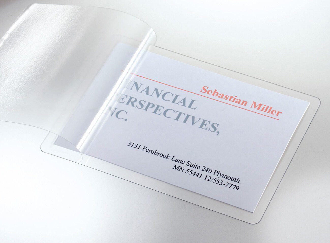 SIGEL Laminierfolien für Visitenkarten glasklar