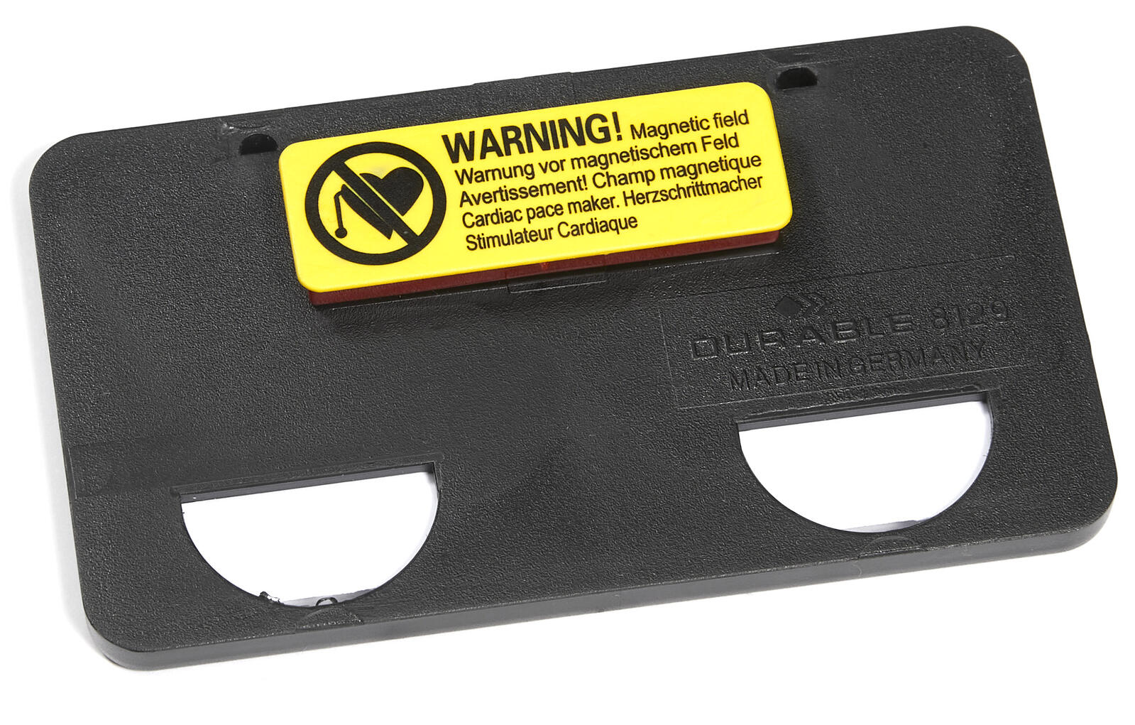 DURABLE Clip-Card Namensschilder schwarz 7.5 cm x 4 cm