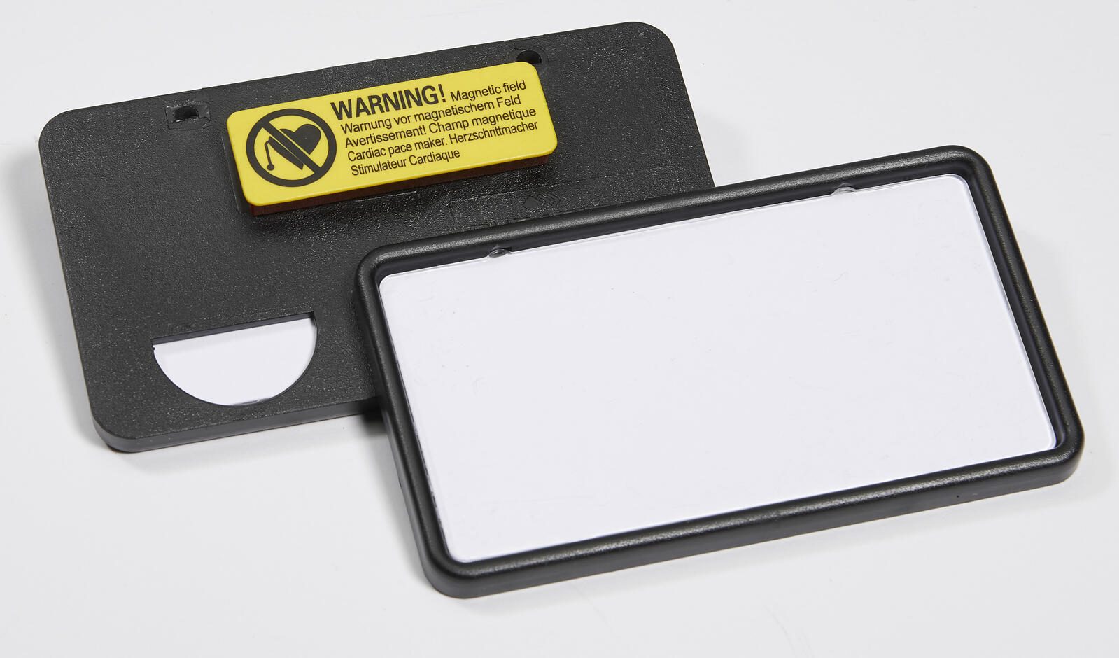 DURABLE Clip-Card Namensschilder schwarz 7.5 cm x 4 cm