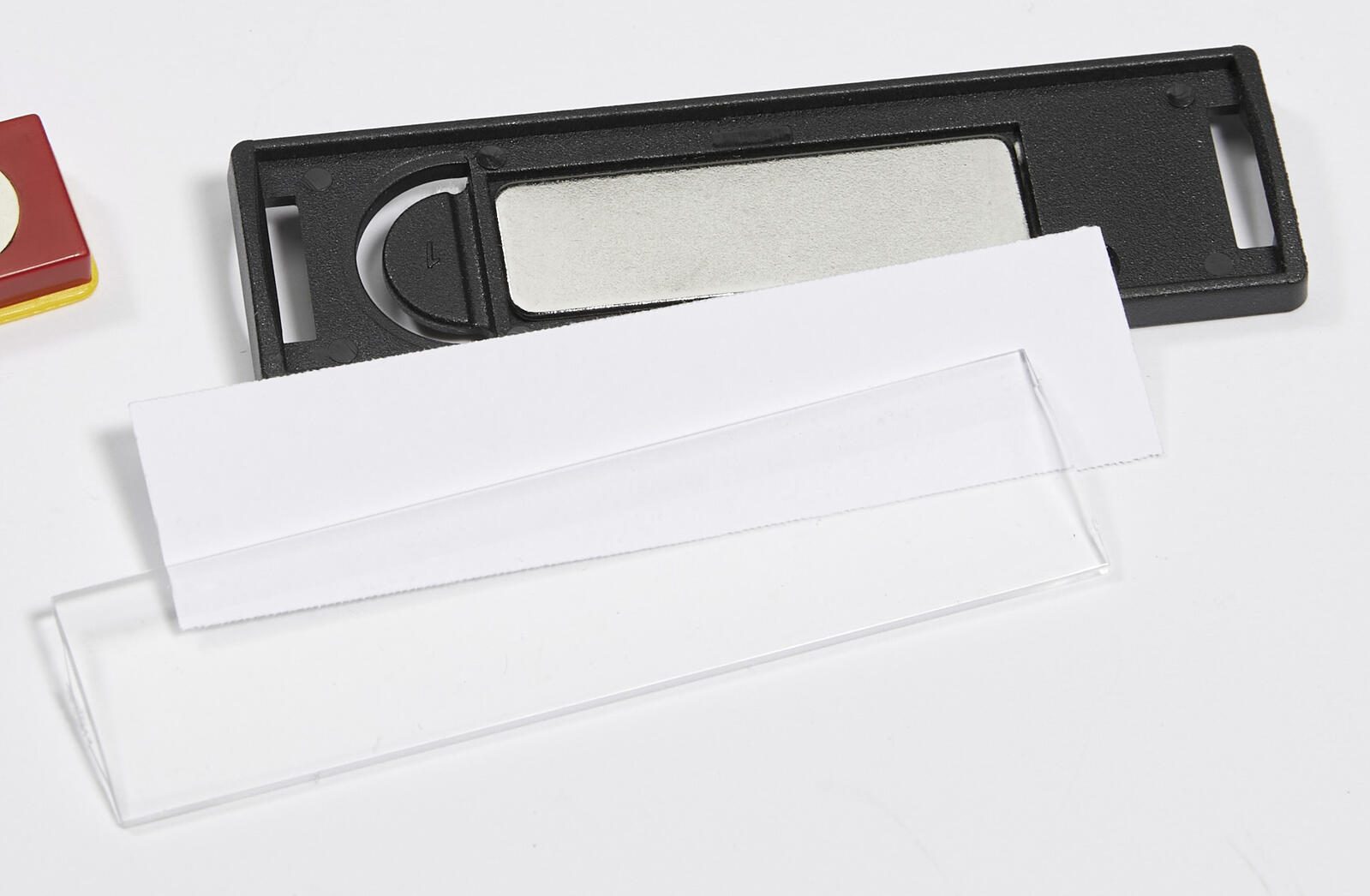 DURABLE Clip Card Namensschilder schwarz 6.7 cm x 1.7 cm