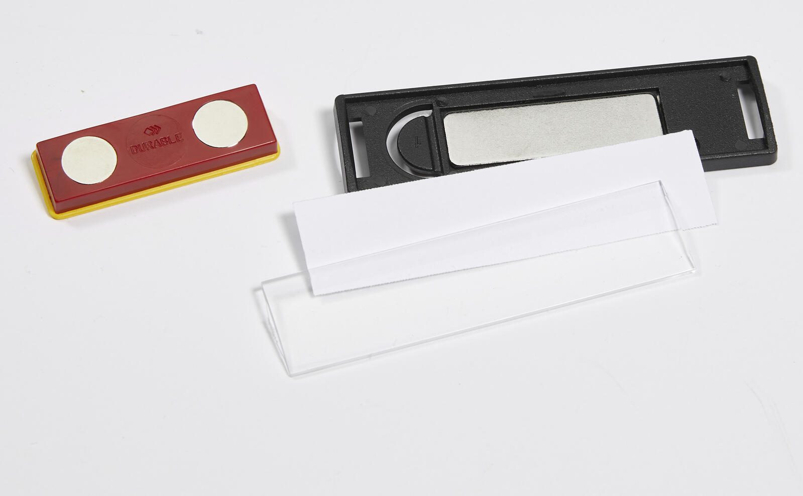 DURABLE Clip Card Namensschilder schwarz 6.7 cm x 1.7 cm