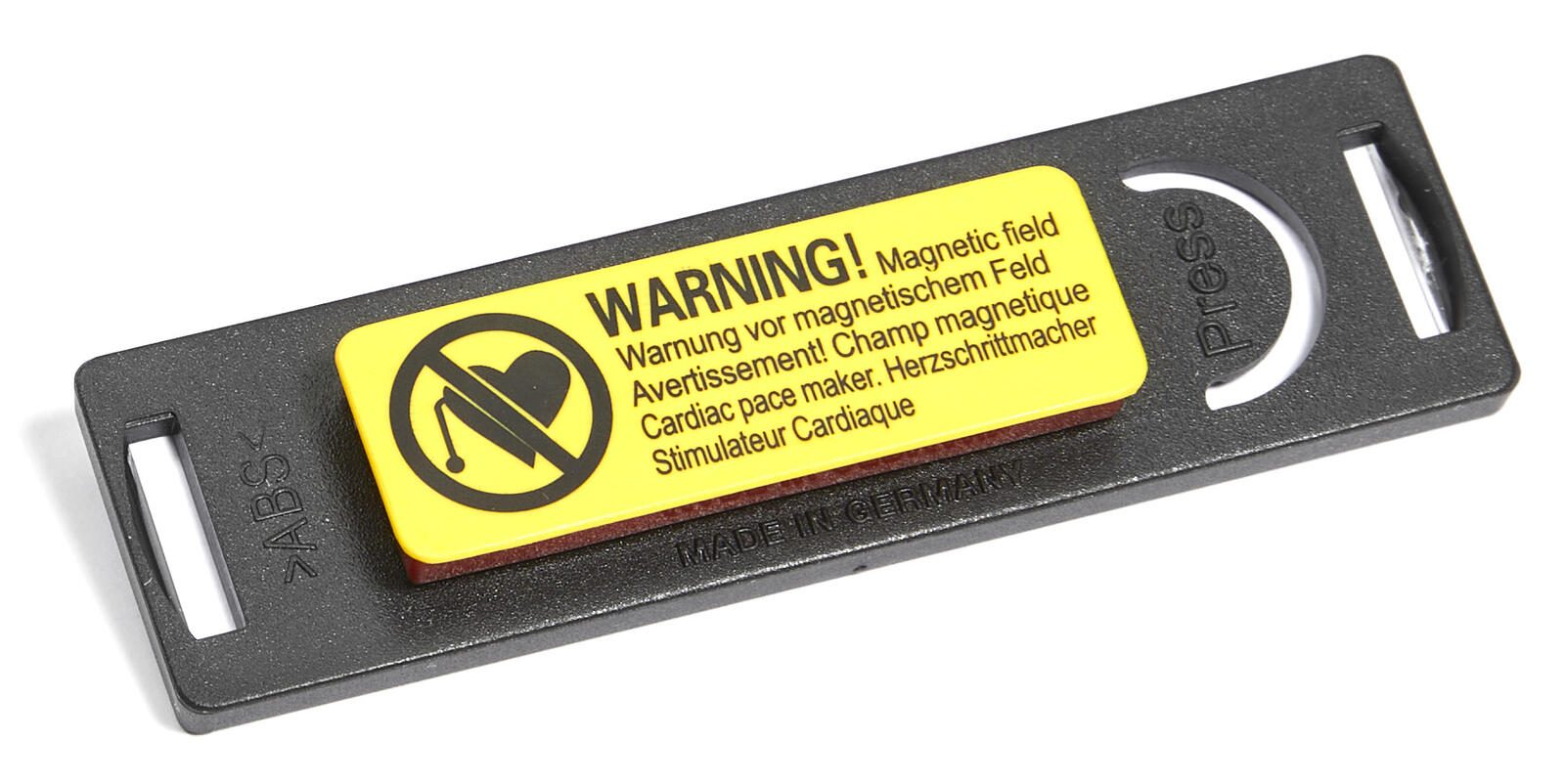 DURABLE Clip Card Namensschilder schwarz 6.7 cm x 1.7 cm