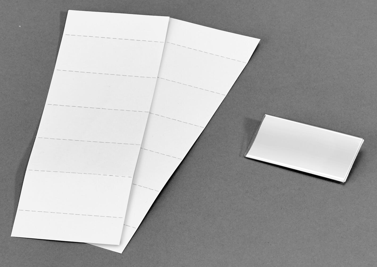 DURABLE Namensschilder transparent 6 cm x 3 cm