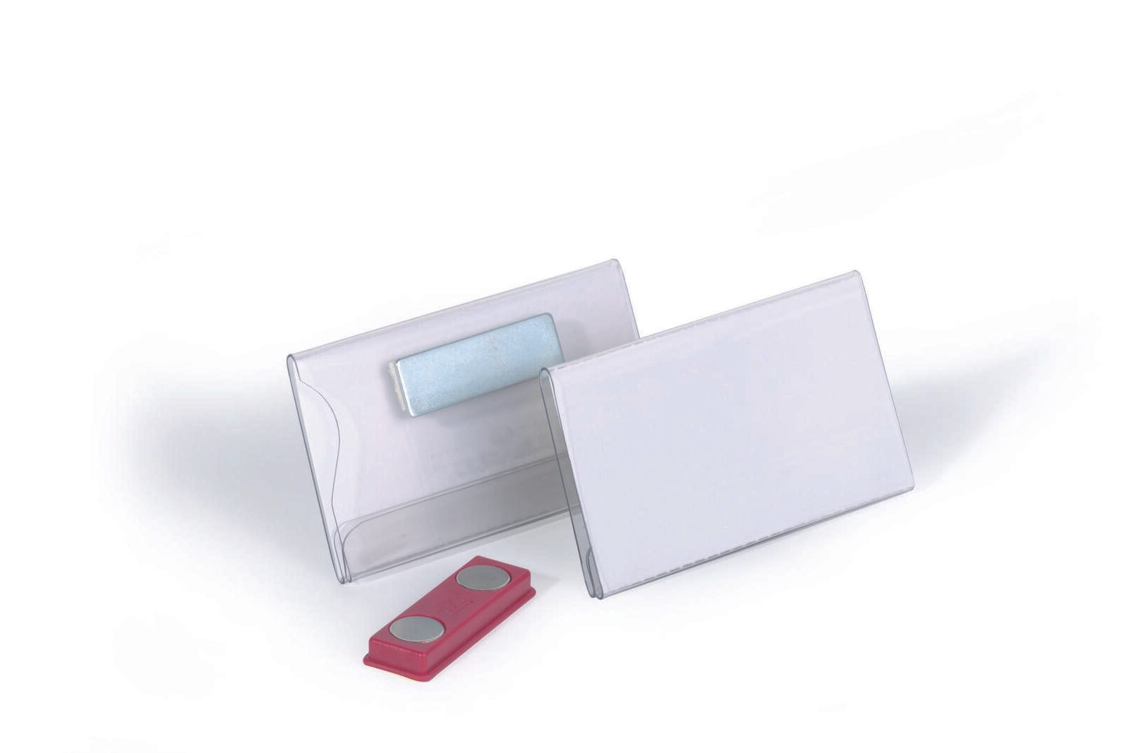 DURABLE Namensschilder transparent 7.5 cm x 4 cm
