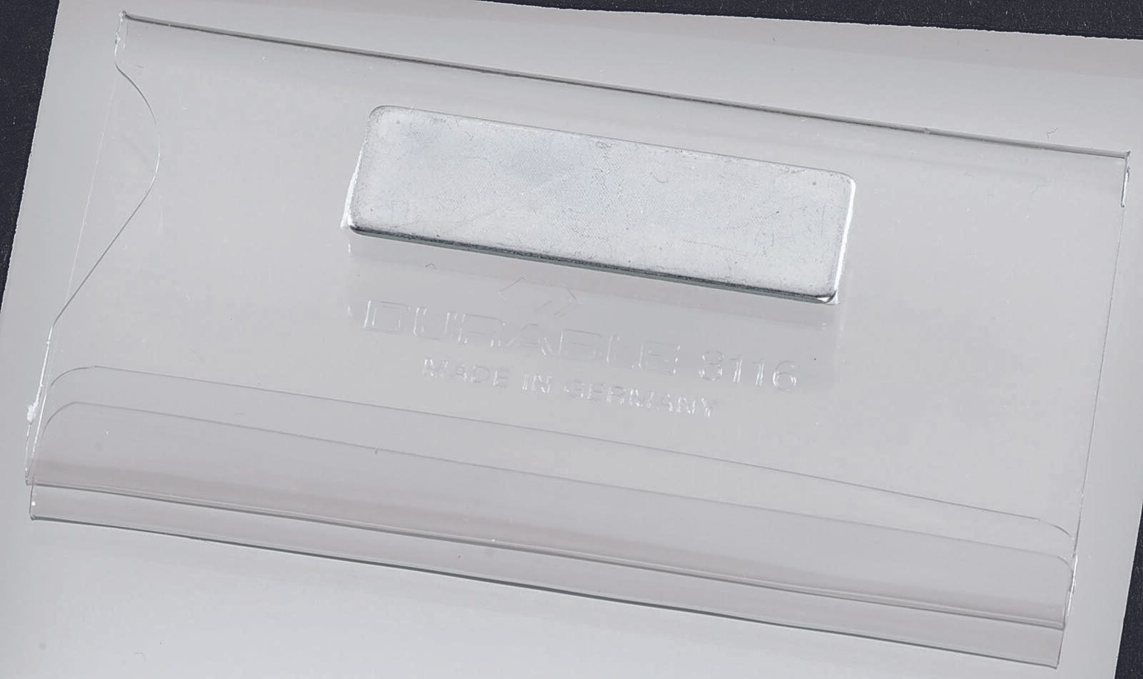 DURABLE Namensschilder transparent 7.5 cm x 4 cm