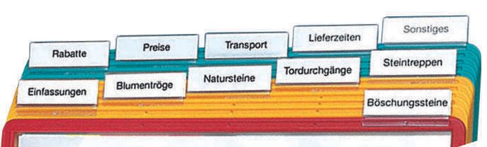 DURABLE Vollsichtreiter Kunststoff transparent