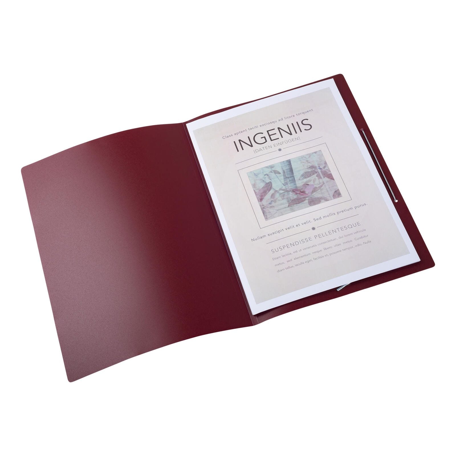 OXFORD Eckspanner Image DIN A4 bordeaux