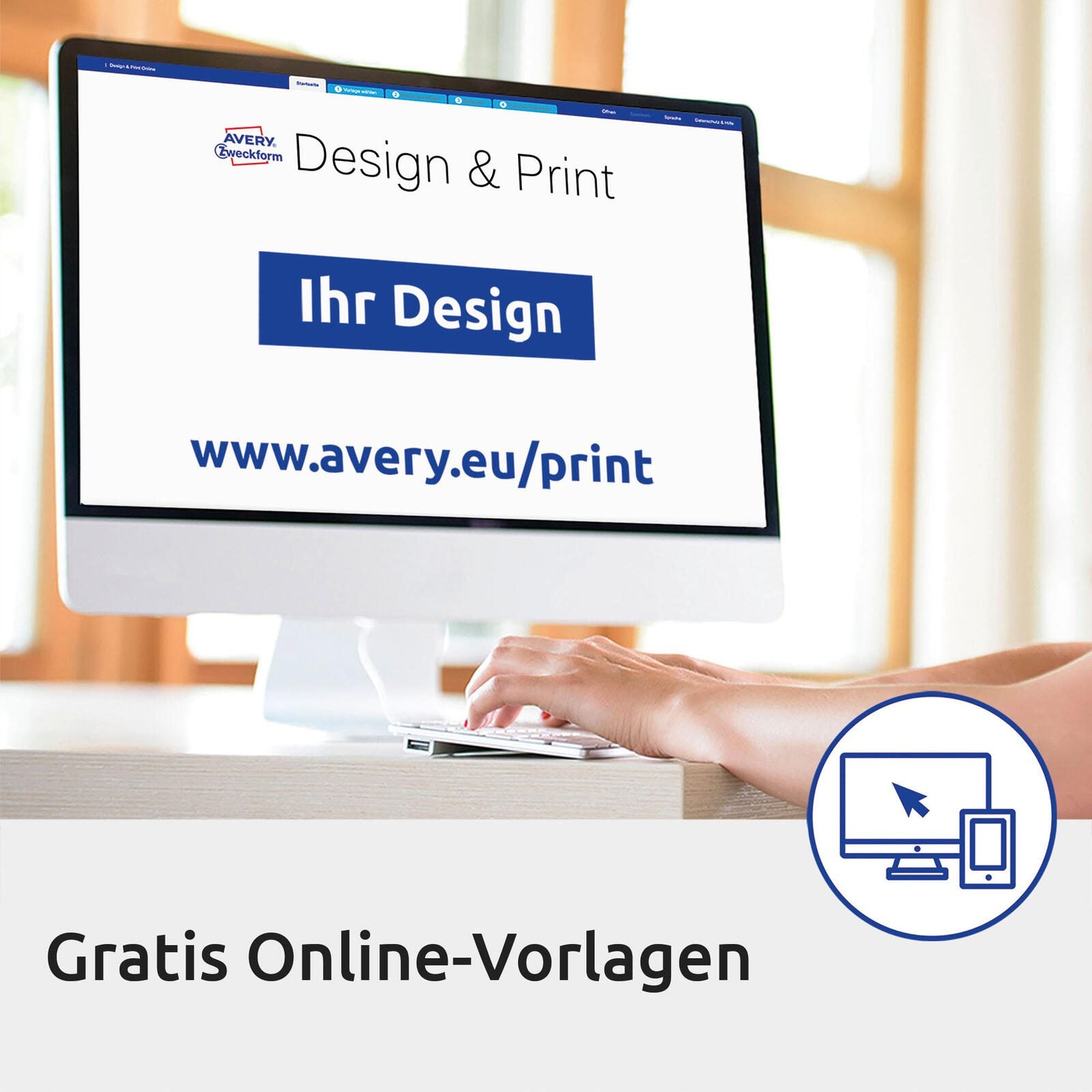 AVERY Zweckform Etiketten 3450 grün 70,0 x 37,0 mm