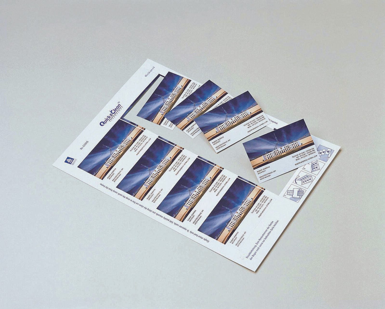 AVERY Zweckform Visitenkarten 200 g/m² matt weiß