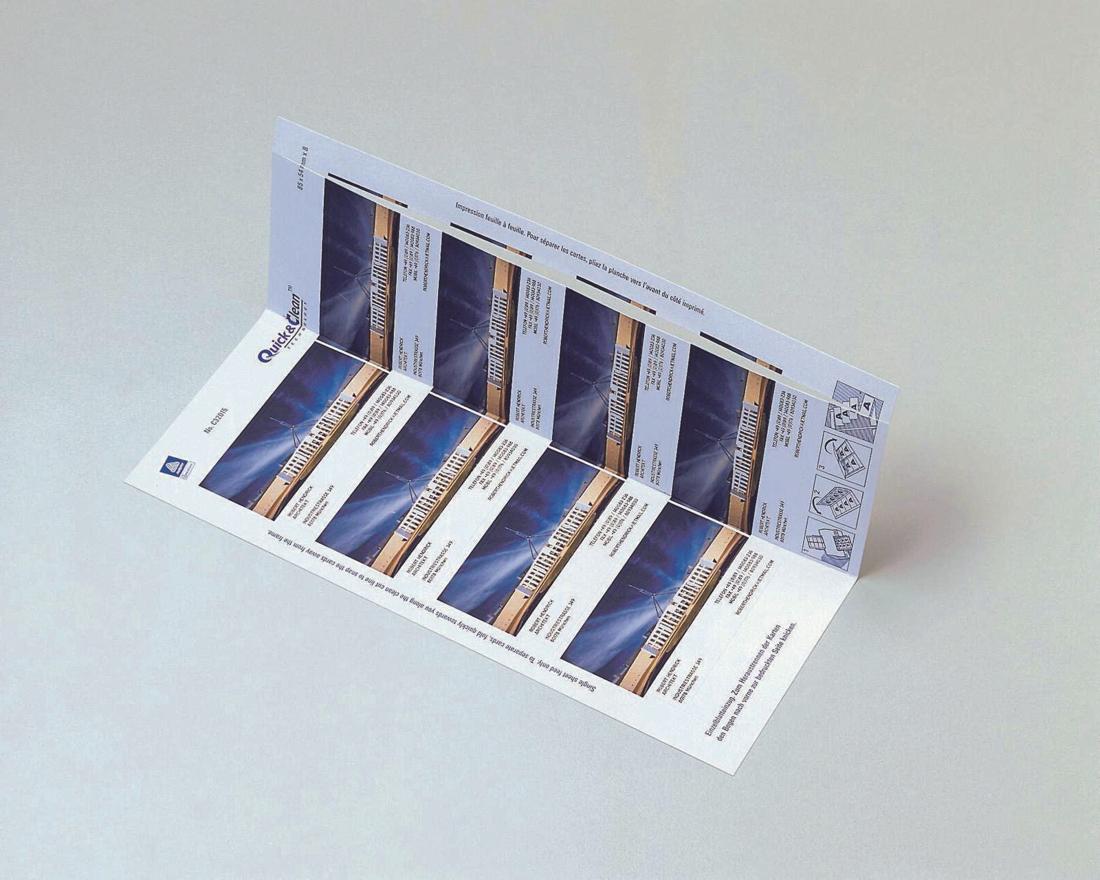 AVERY Zweckform Visitenkarten 200 g/m² matt weiß