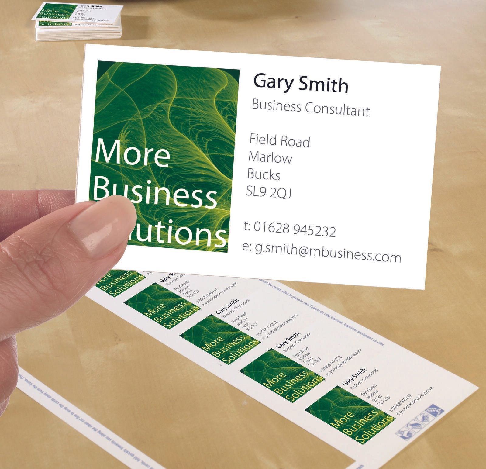 AVERY Zweckform Visitenkarten 200 g/m² matt weiß