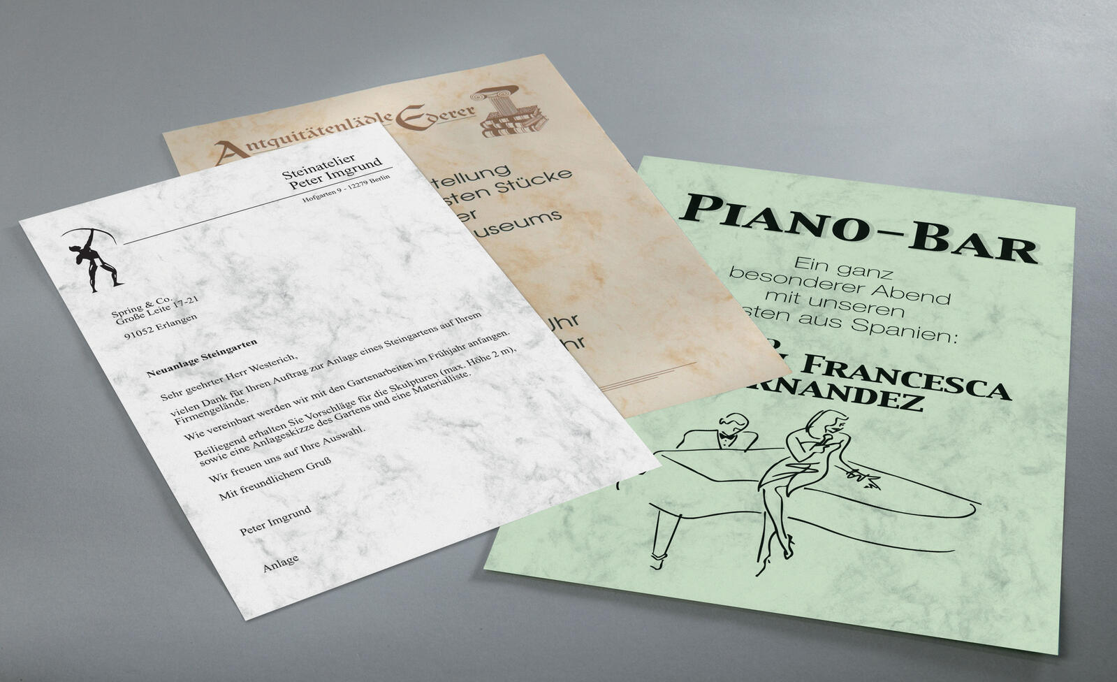 SIGEL Marmor Motivpapier DIN A4 90 g/m²