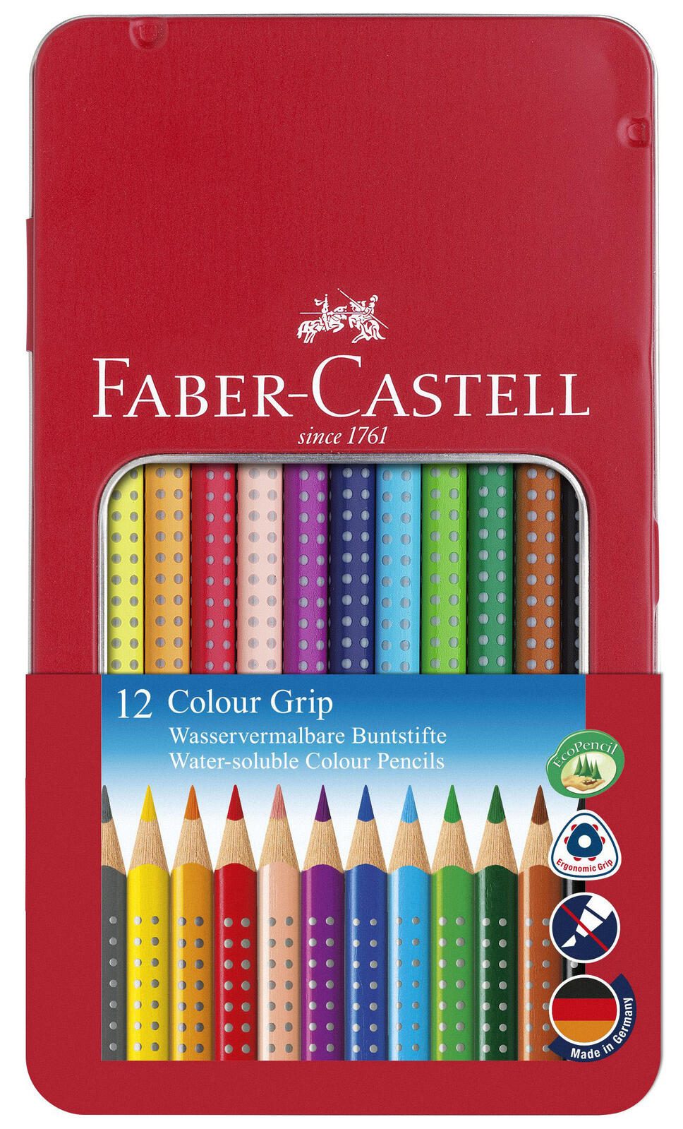 FABER-CASTELL Buntstifte Colour GRIP Mehrfarbig