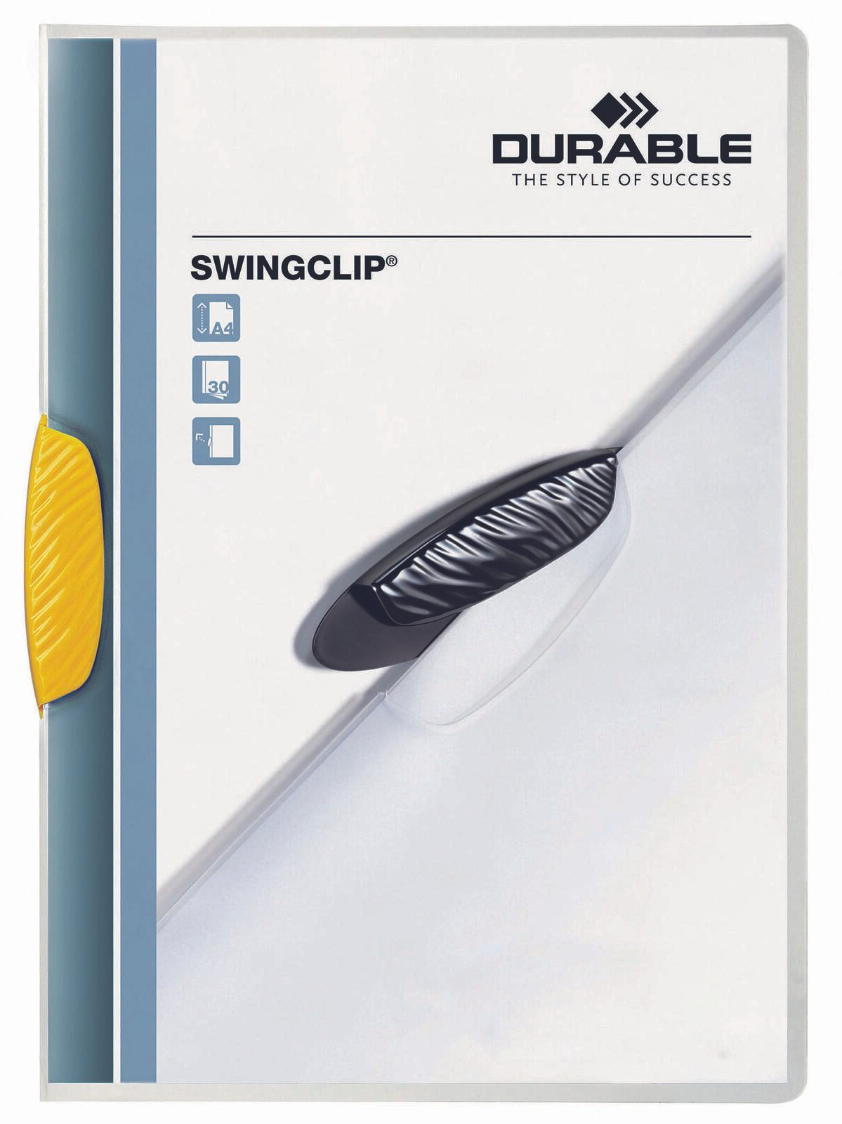 DURABLE Klemmhefter Swingclip DIN A4 gelb