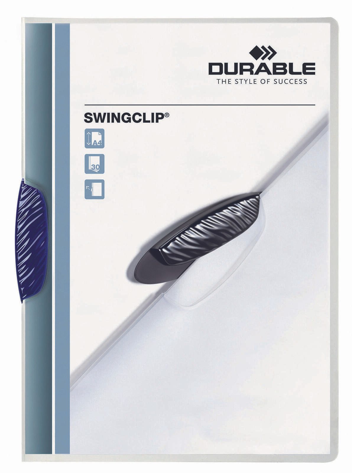 DURABLE Klemmhefter Swingclip DIN A4 dunkelblau