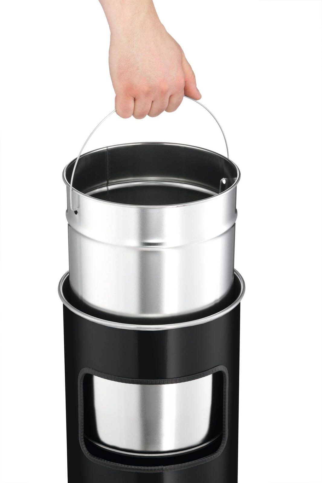 DURABLE Standaschenbecher schwarz