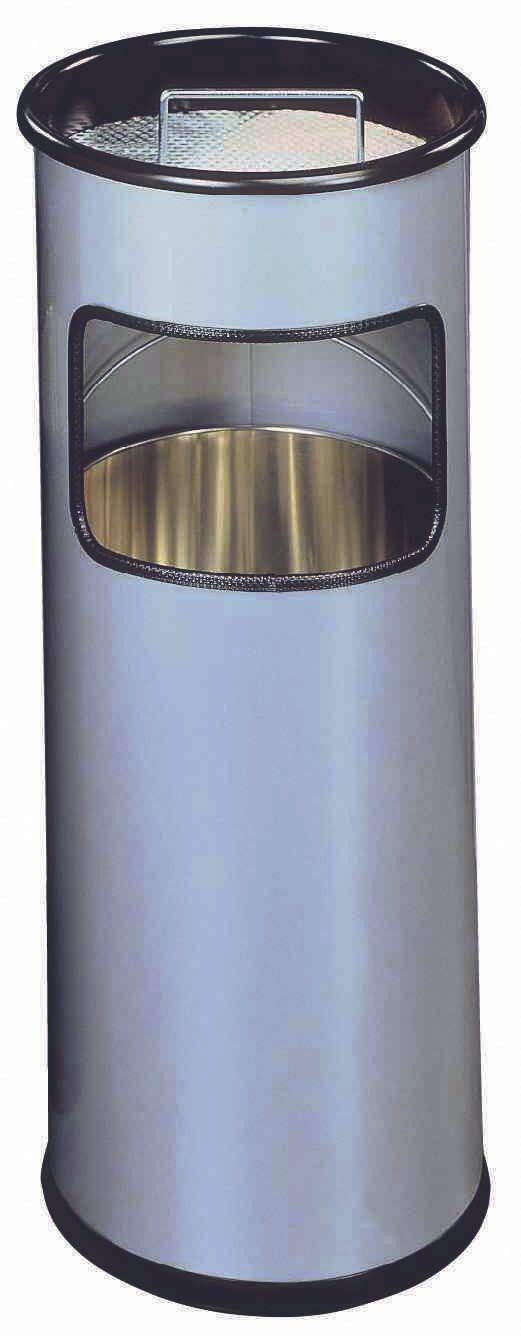 DURABLE Standaschenbecher silbermetallic