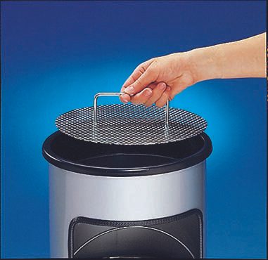 DURABLE Standaschenbecher silbermetallic