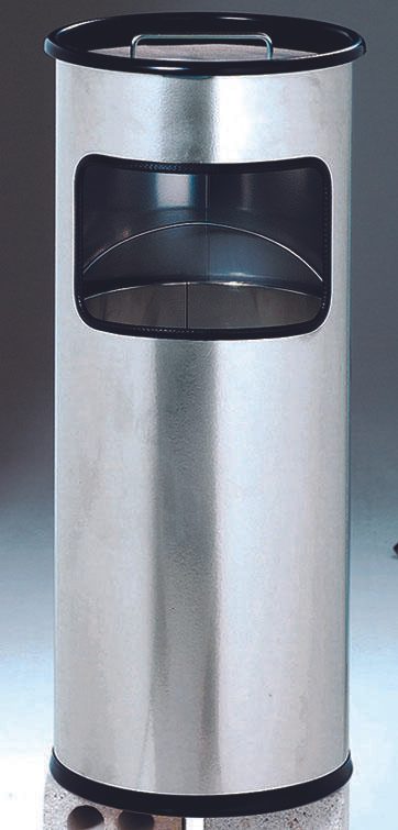 DURABLE Standaschenbecher silbermetallic