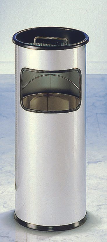 DURABLE Standaschenbecher silbermetallic