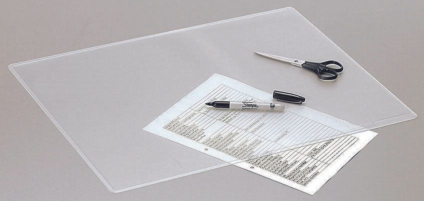 DURABLE Duraglas Schreibtischunterlage 53,0 x 40,0 cm transparent