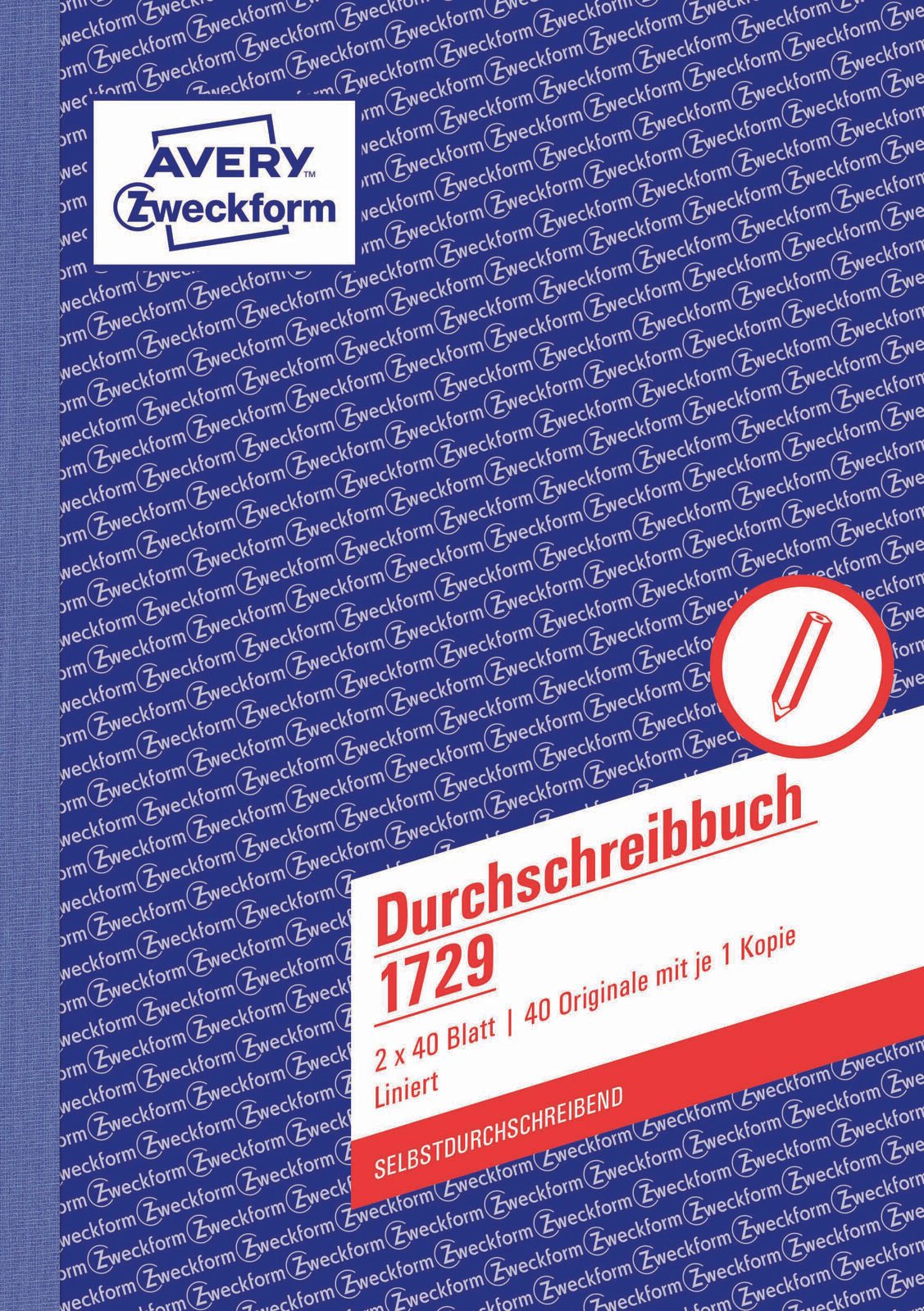 AVERY Zweckform Formularbuch Durchschreibebuch DIN A5 2x 40 Seiten