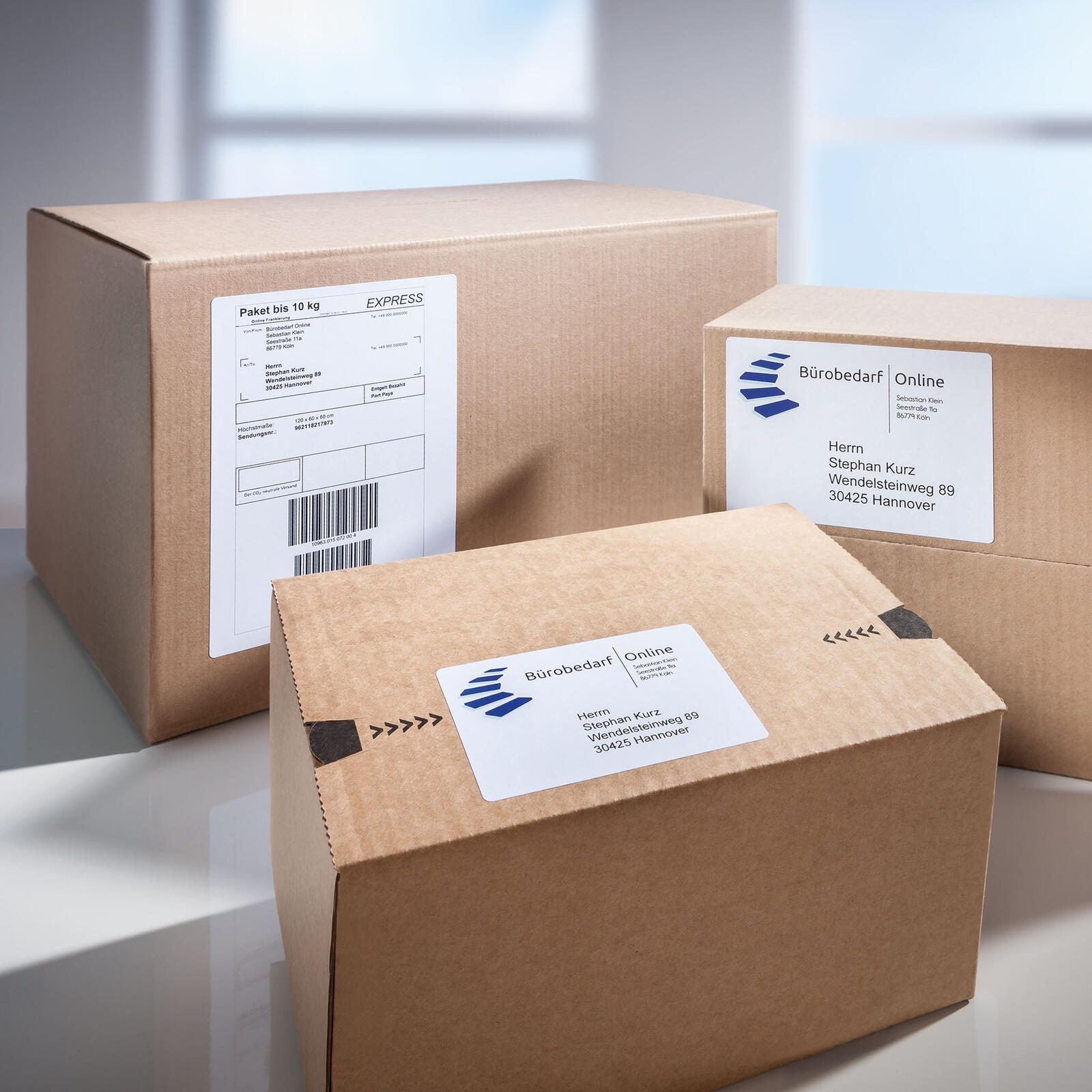 AVERY Zweckform Versandetiketten L7165-40 weiß 99,1 x 67,7 mm