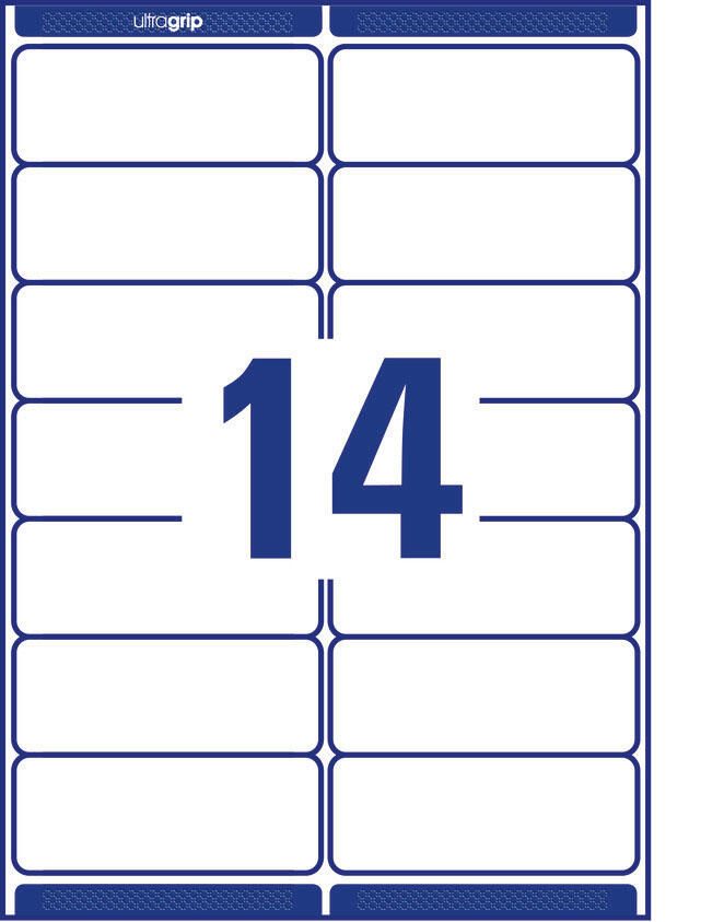 AVERY Zweckform Adressetiketten L7163-40 weiß 99,1 x 38,1 mm