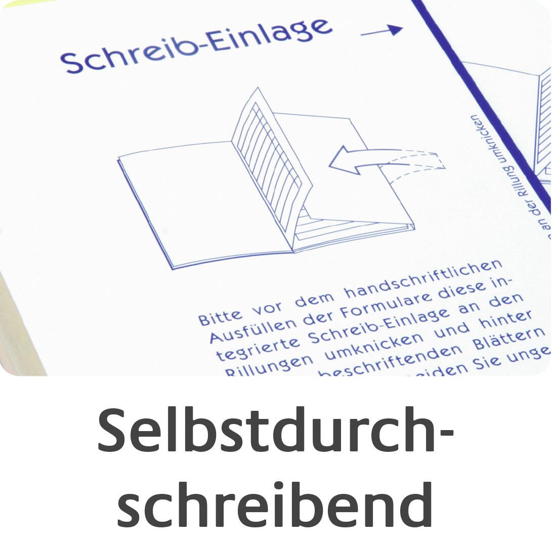 AVERY Zweckform Formularbuch Rechnung DIN A4 2x 40 Seiten