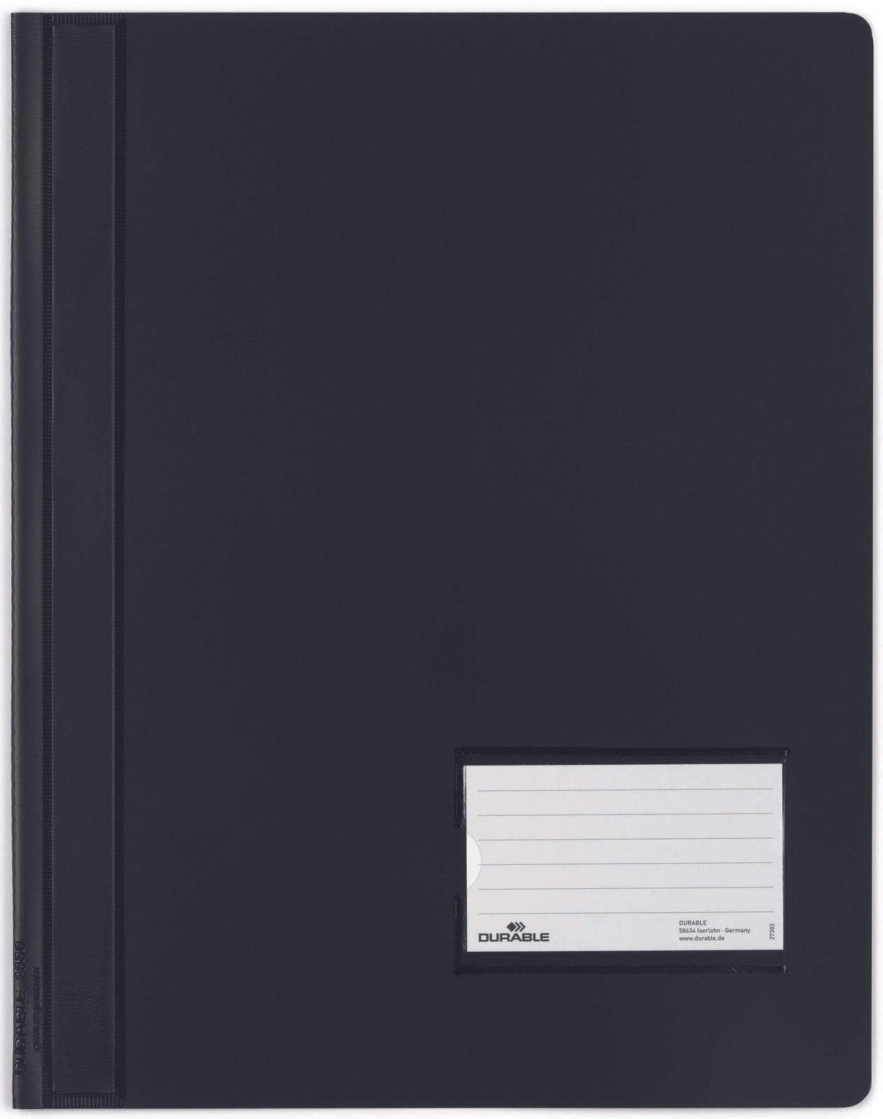 DURABLE Schnellhefter DIN A4 überbreit PVC schwarz