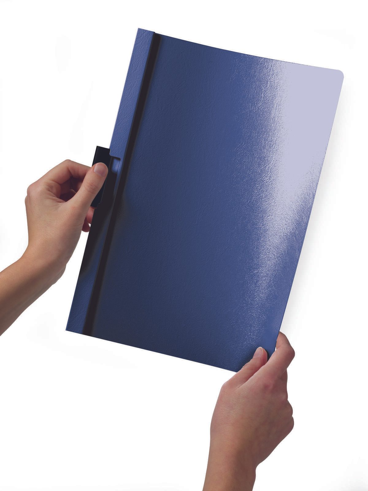 DURABLE Klemmhefter Duraclip DIN A4 dunkelblau