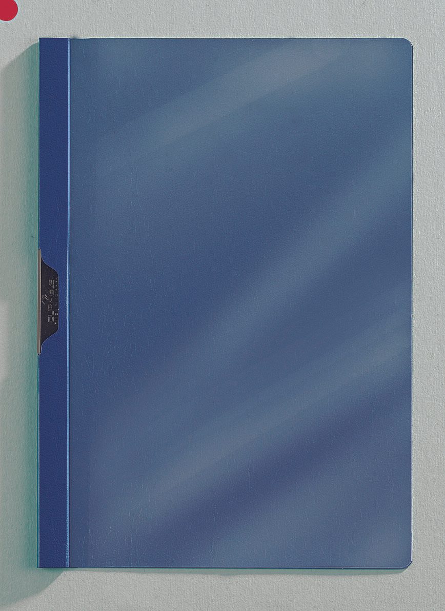 DURABLE Klemmhefter Duraclip DIN A4 dunkelblau