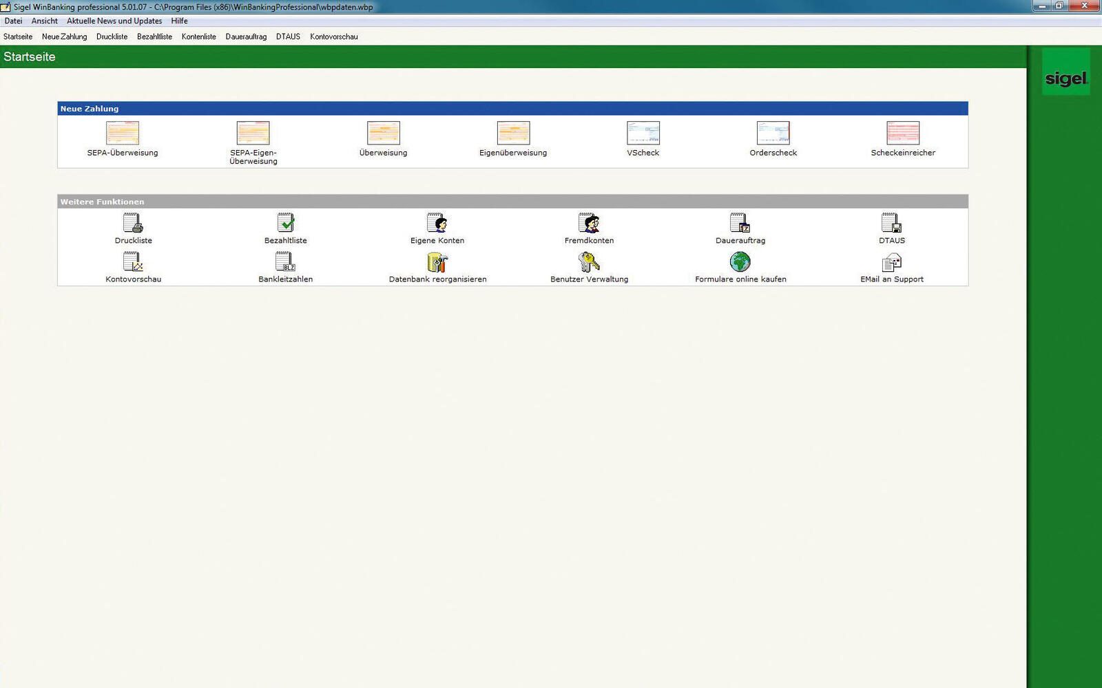 SIGEL WinBanking Software