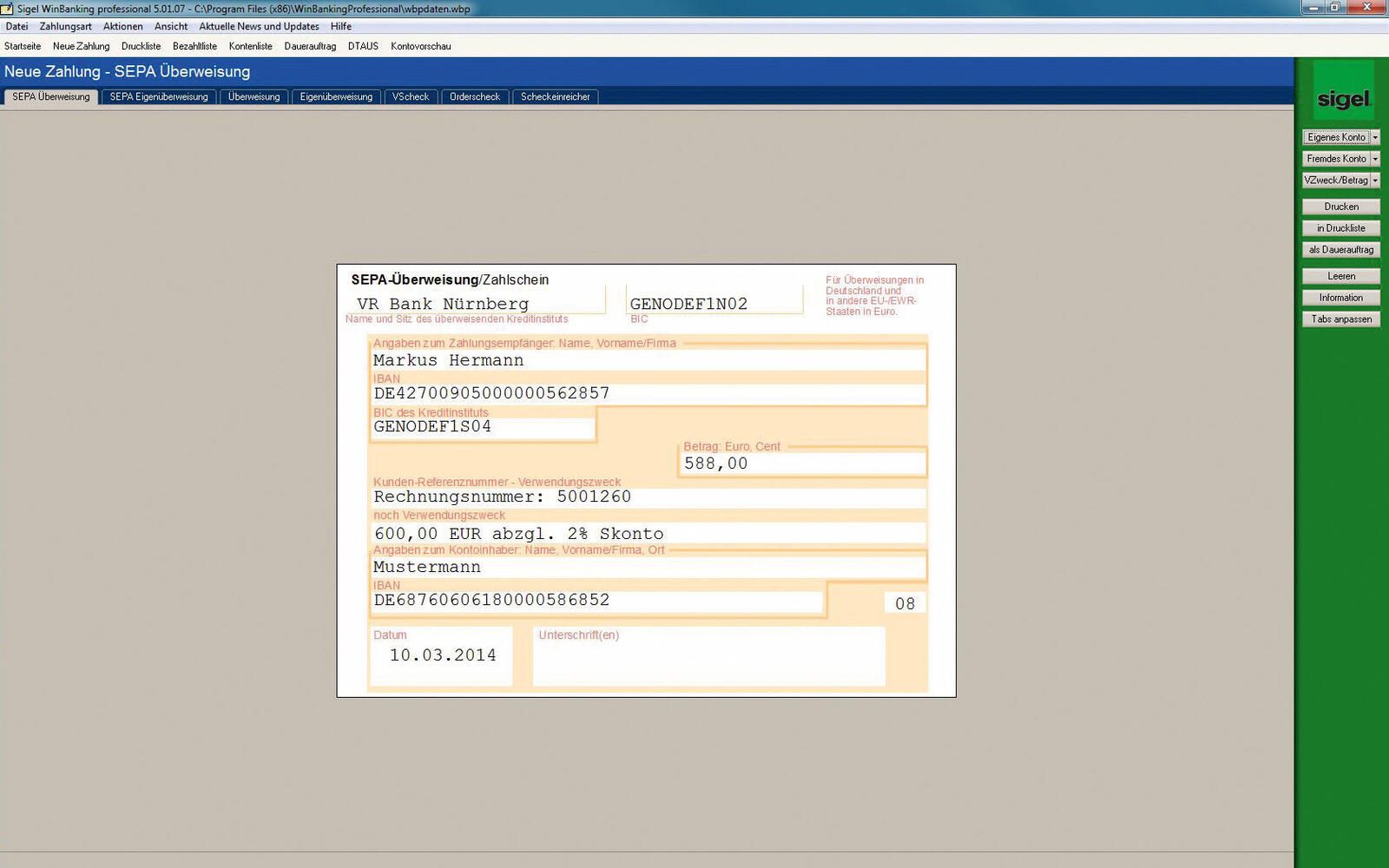 SIGEL WinBanking Software