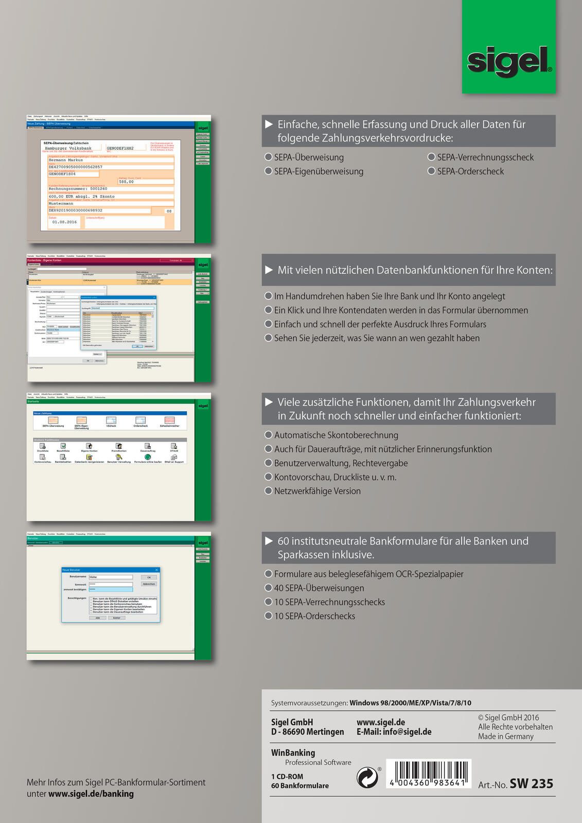SIGEL WinBanking Software
