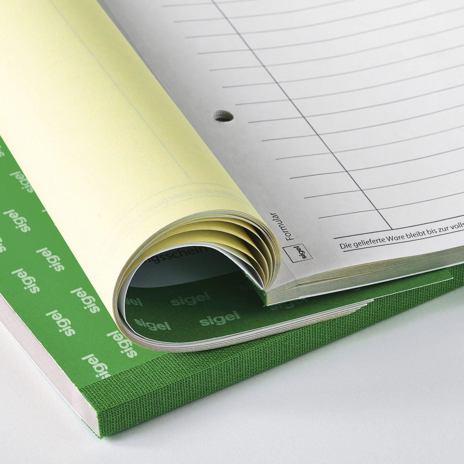 SIGEL Formularbuch Quittung, MwSt. separat ausgewiesen DIN A6 quer 3x 40 Seiten