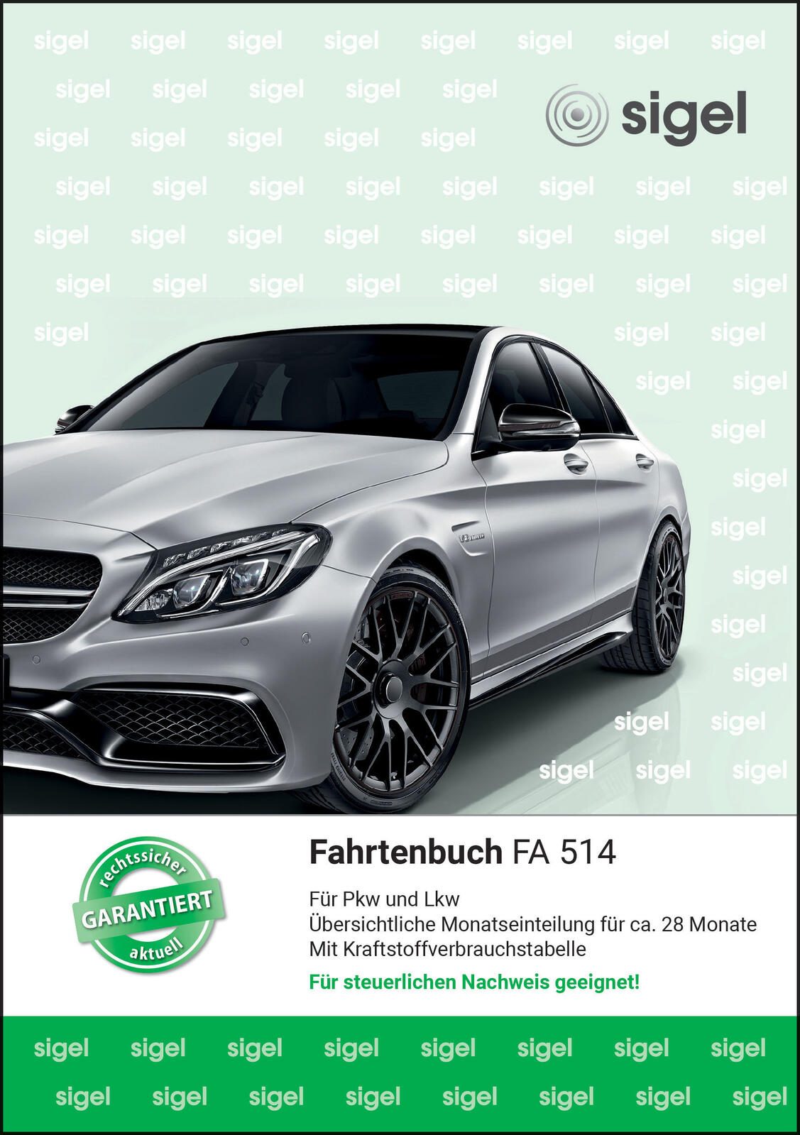 SIGEL Formularbuch Fahrtenbuch, Pkw und Lkw mit Kraftstoffverbrauch DIN A5 1x 32 Seiten