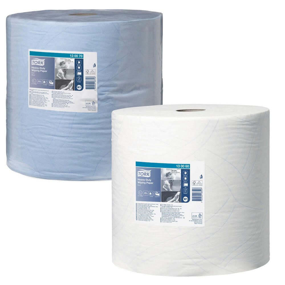 TORK Putztuchrolle 2-lagig blau