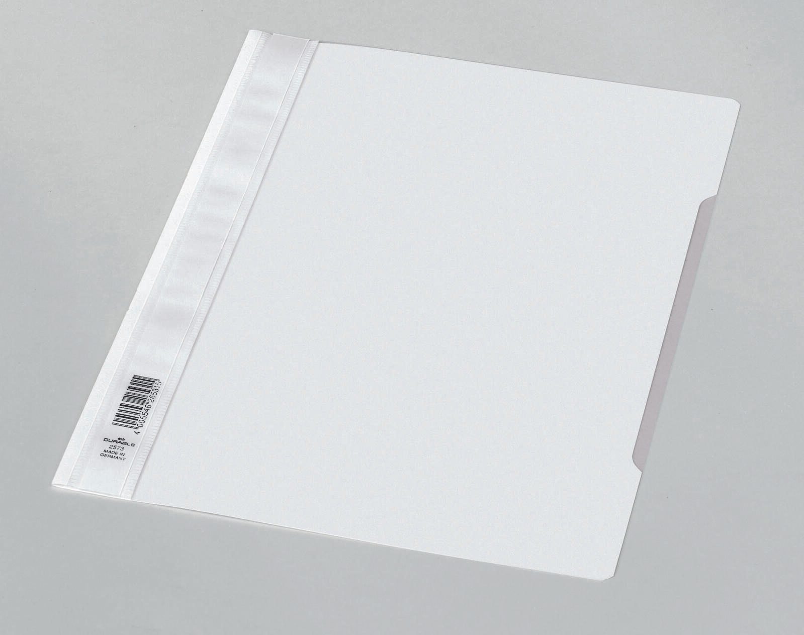 DURABLE Schnellhefter DIN A4 Polypropylen (PP) weiß