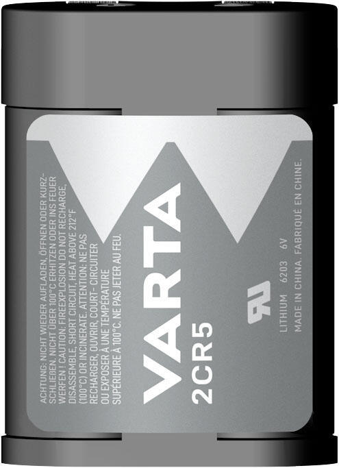 VARTA Batterie 2CR5 Fotobatterie 6 V