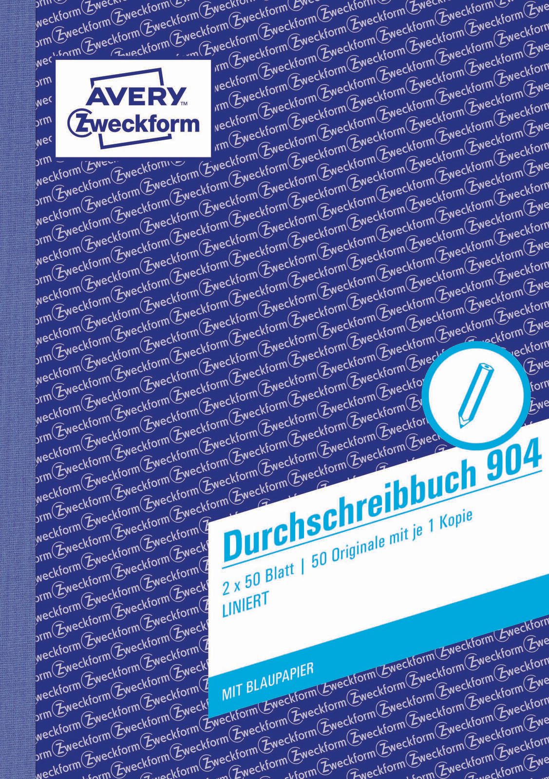 AVERY Zweckform Formularbuch Durchschreibebuch DIN A5 2x 50 Seiten
