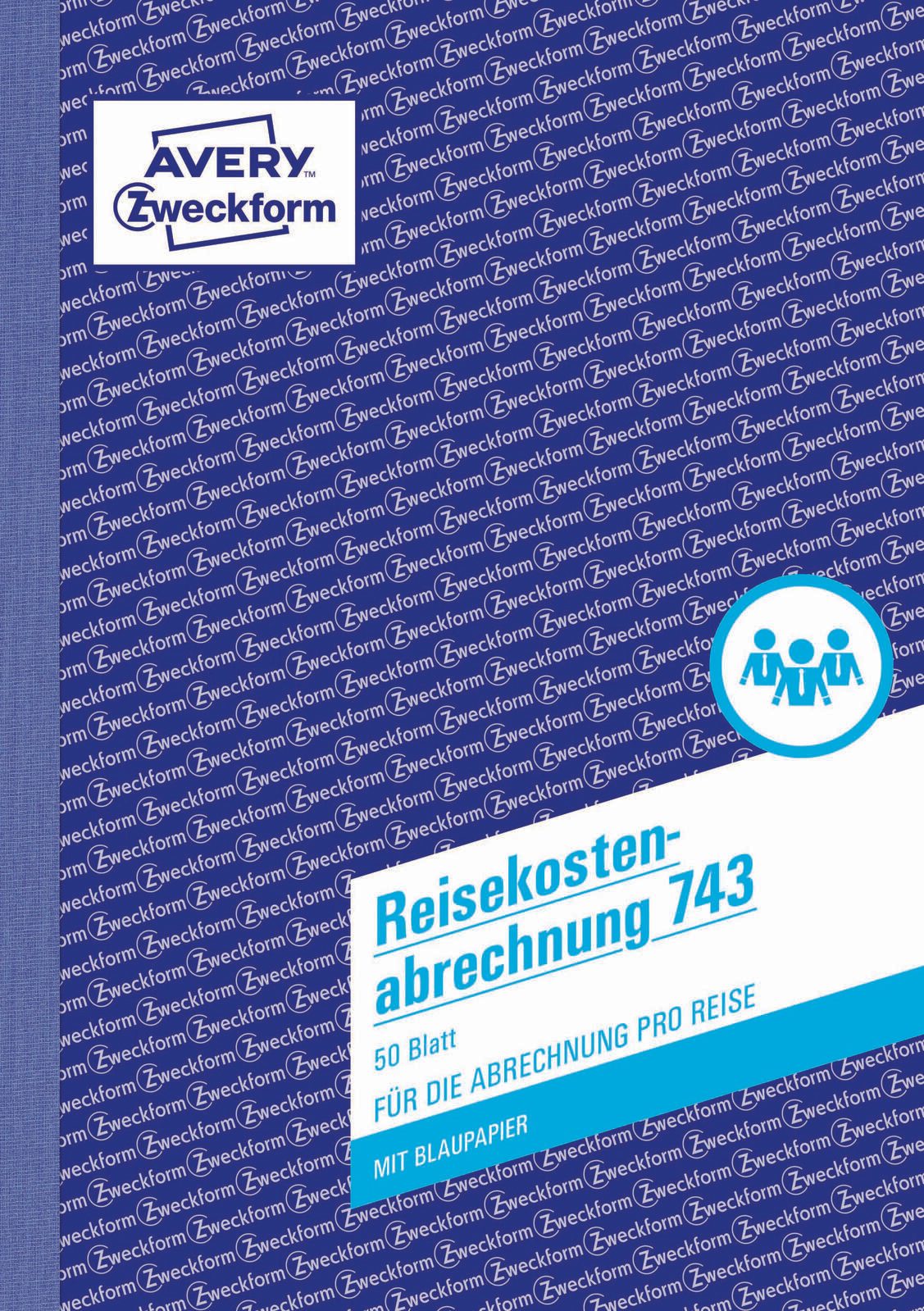 AVERY Zweckform Formularbuch Reisekostenabrechnung pro Reise DIN A5 1x 50 Seiten