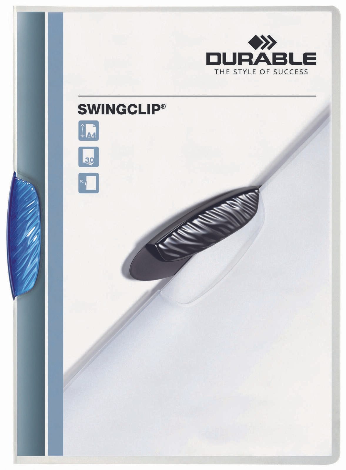 DURABLE Klemmhefter Swingclip DIN A4 blau