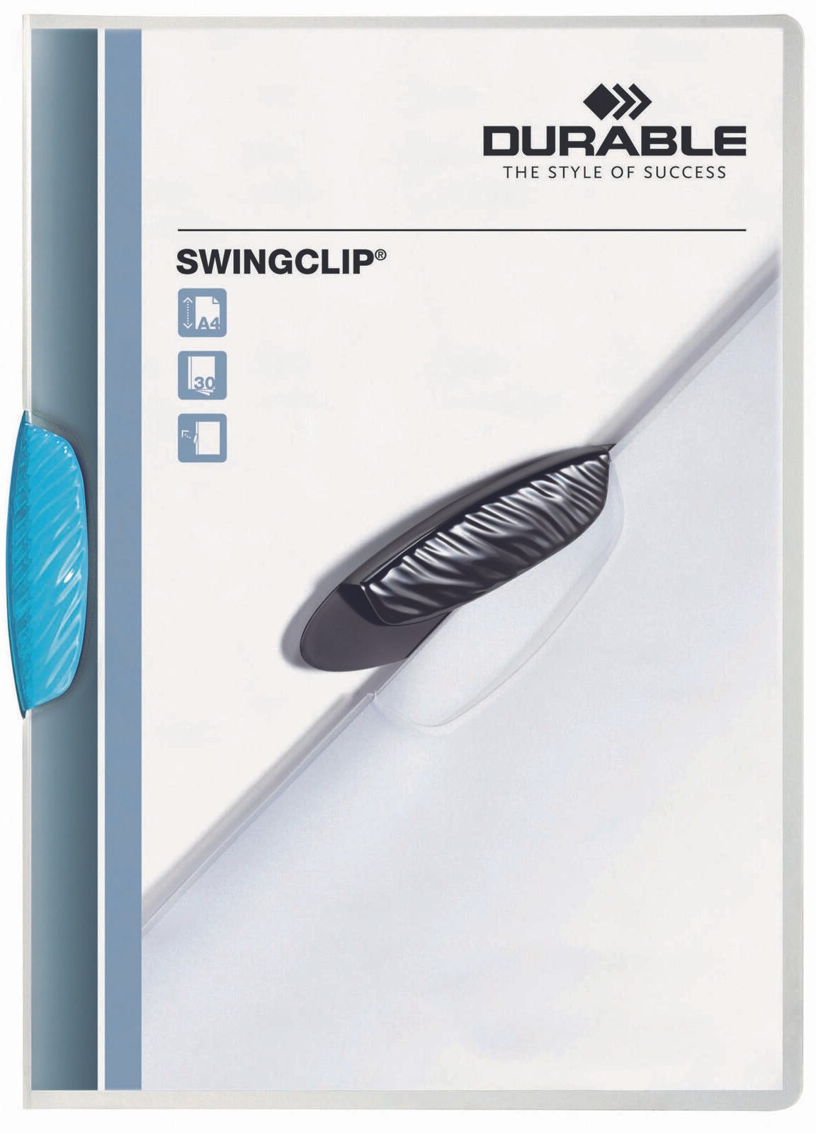 DURABLE Klemmhefter Swingclip DIN A4 mittelblau