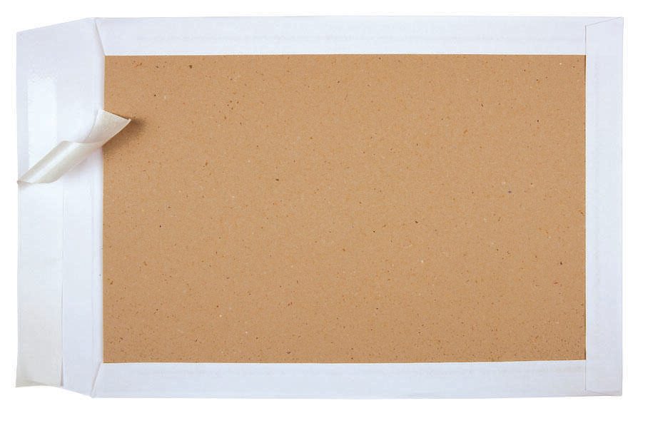 MAILmedia Papprückwandtaschen DIN B4 weiß